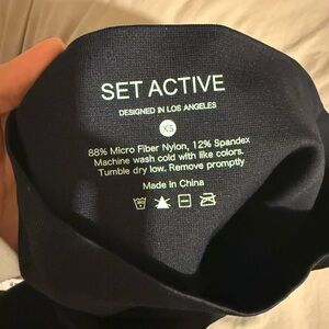 SET Active Midnight Blue Leggings
